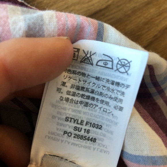 J. Crew Plaid Pullover Short Sleeve - Picture 6 of 6